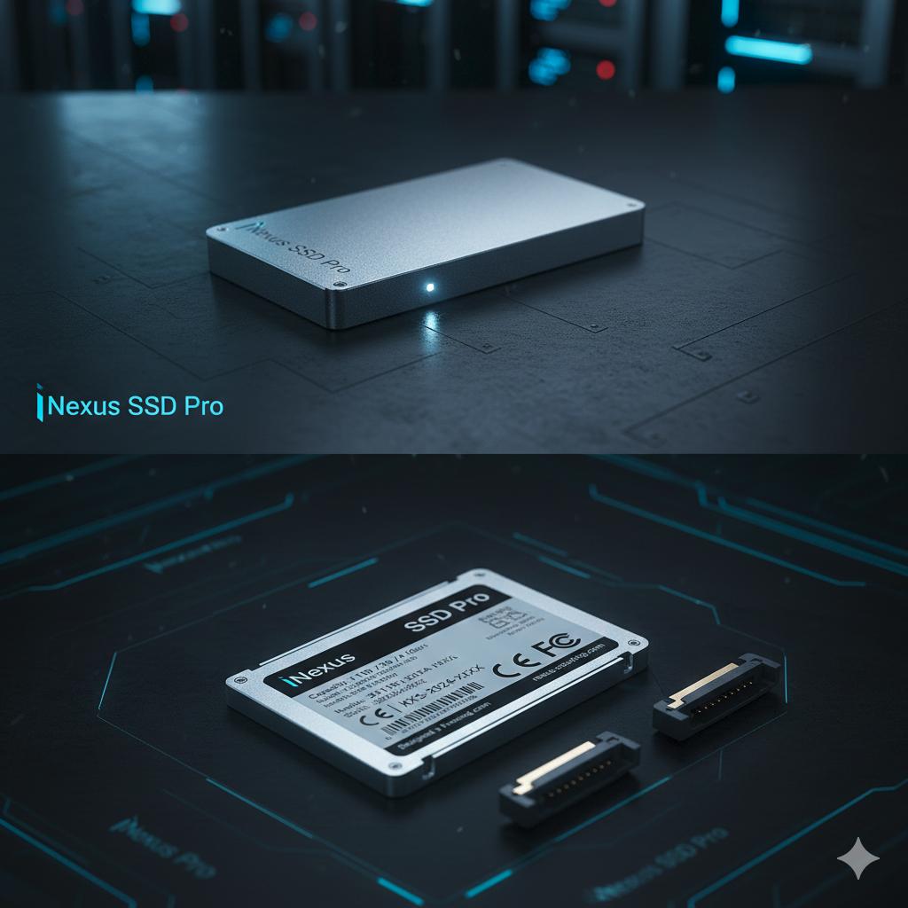 Vue interne du SSD Nexus Pro